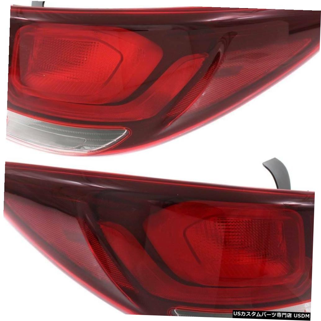 Tail light FIT HYUNDAI SANTA FE 2017-2018 TAILLIGHTS TAIL LIGHTS REAR LAMPS W / BULBS PAIR FIT HYUNDAI SANTA FE 2017-2018 TAILLIGHTS TAIL LIGHTS REAR LAMPS W/BULBS PAIR 【並行輸入品】