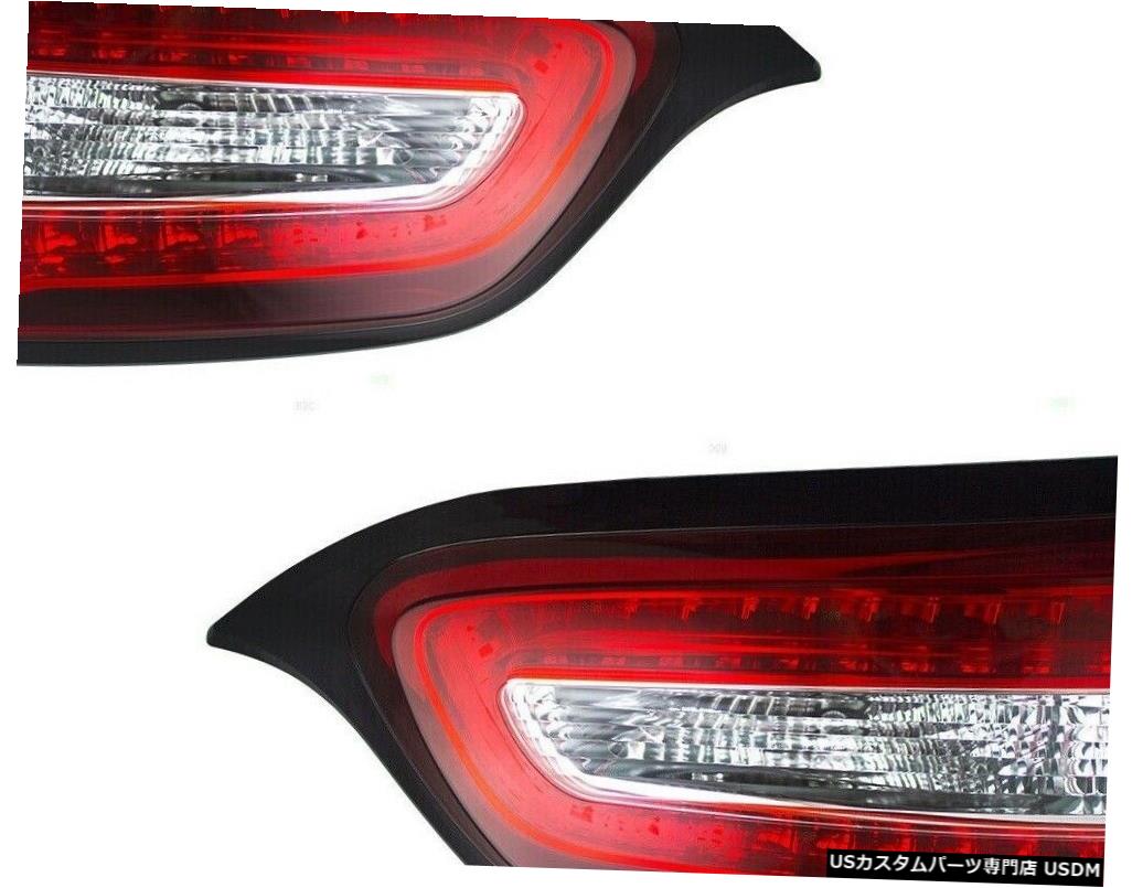 Tail light フィットジープチェロキー2014-2020ペアインナーテールライトテールライトリアランプ FITS JEEP CHEROKEE 2014-2020 PAIR INNER TAILLIGHTS TAIL LIGHTS REAR LAMPS 【並行輸入品】｜カスタムパーツ WORLD倉庫