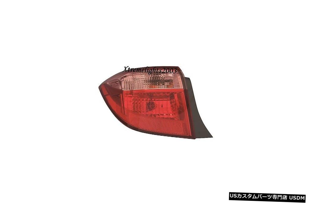 Tail light TOYOTA COROLLA 2017 LEFT DRIVER OUTER TAILLIGHTリアランプテールライト TOYOTA COROLLA 2017 LEFT DRIVER OUTER TAILLIGHT REAR LAMP TAIL LIGHT 【並行輸入品】