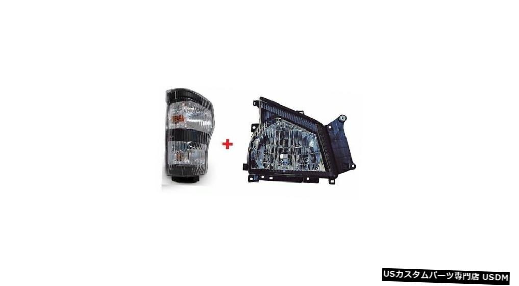 Tail light GMC WシリーズNPR NQR 2006-2007右トラックターンシグナルライトヘッドライトセット GMC W SERIES NPR NQR 2006-2007 RIGHT TRUCK TURN SIGNAL LIGHT HEADLIGHT SET 【並行輸入品】