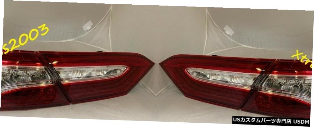 Tail light FIT TOYOTA CAMRY 2018-2019 XLE LEDテールライトリアランプテールライト4PC NEW FIT TOYOTA CAMRY 2018-2019 XLE LED TAIL LIGHTS REAR LAMPS TAILLIGHTS 4PC NEW 【並行輸入品】