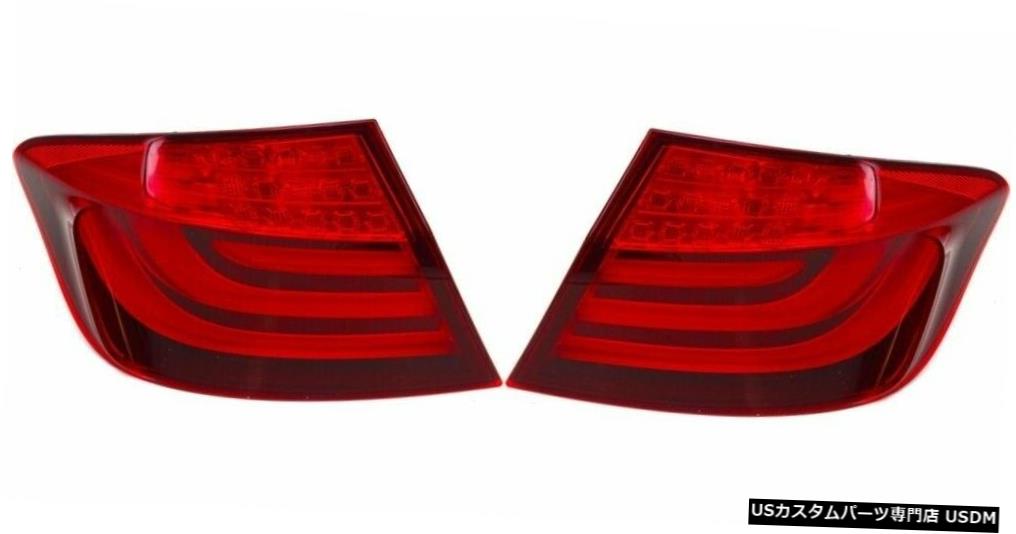 Tail light BMW 5シリーズセダンF10 2011-2013左外側テールライトテールライトペア BMW 5 SERIES SEDAN F10 2011-2013 LEFT RIGHT OUTER TAILLIGHTS TAIL LIGHTS PAIR 【並行輸入品】