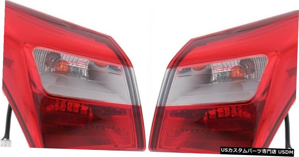 Tail light フィットHYUNDAI ELANTRA GT 2012-2017テールランプテールランプランプリアペア FITS HYUNDAI ELANTRA GT 2012-2017 TAIL LIGHTS TAILLIGHTS LAMPS REAR PAIR 【並行輸入品】