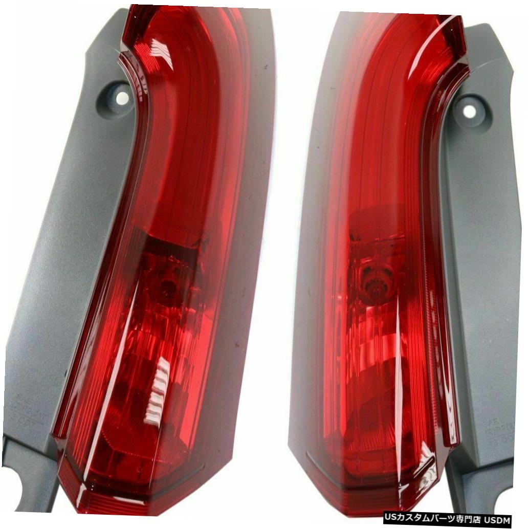 Tail light ホンダCRV CR-V 2015 2016アッパーテールライトリアランプペア FITS HONDA CRV CR-V 2015 2016 UPPER TAIL LIGHTS REAR LAMPS PAIR NEW 【並行輸入品】