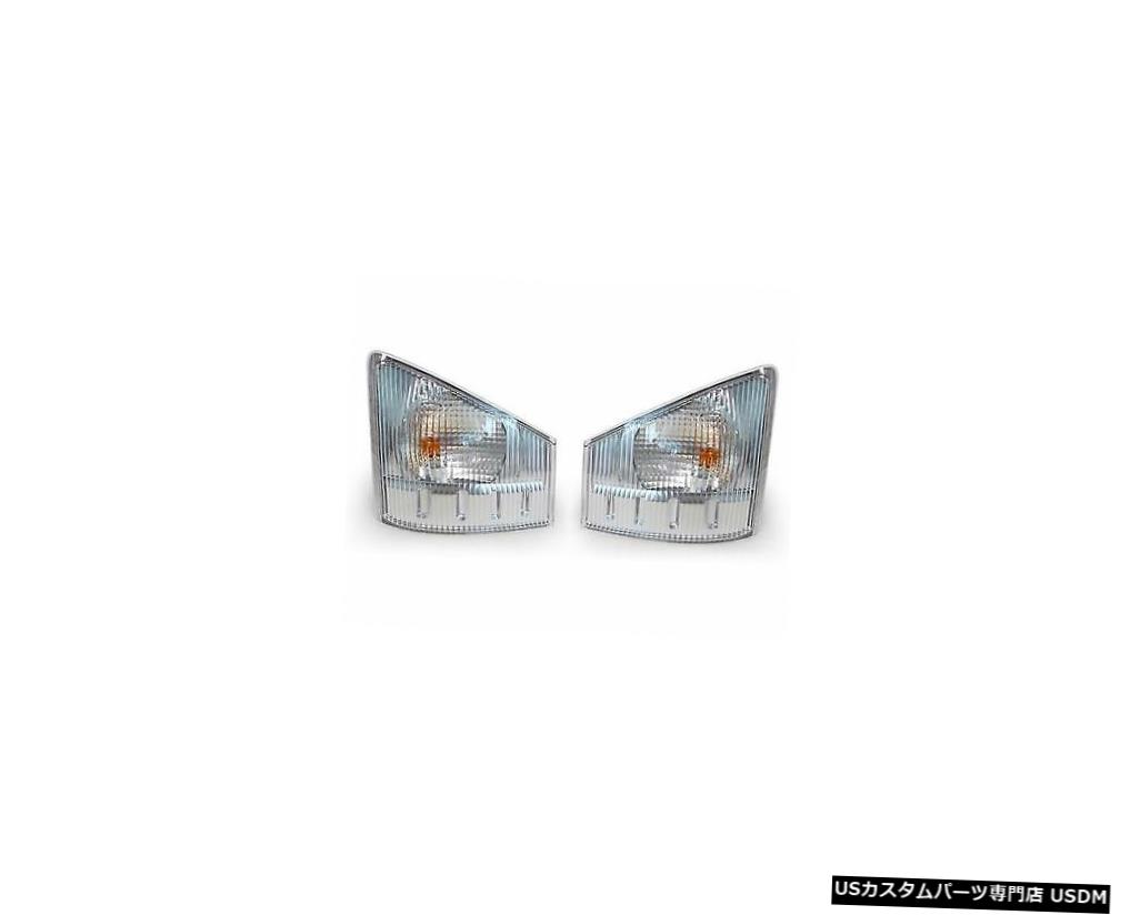 Tail light いすZ NPR NQR HD 2008-2015ペアセットトラックターンシグナルライトランプコーナー ISUZU NPR NQR HD 2008-2015 PAIR SET TRUCK TURN SIGNAL LIGHTS LAMPS CORNER 【並行輸入品】