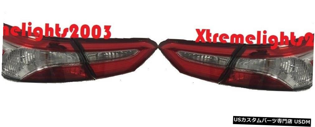 Tail light FIT TOYOTA CAMRY 2018 LE L TAIL LIGHTS REAR LAMPS TAILLIGHTS W / BULBS 4 PC FIT TOYOTA CAMRY 2018 LE L TAIL LIGHTS REAR LAMPS TAILLIGHTS W/BULBS 4 PC 【並行輸入品】