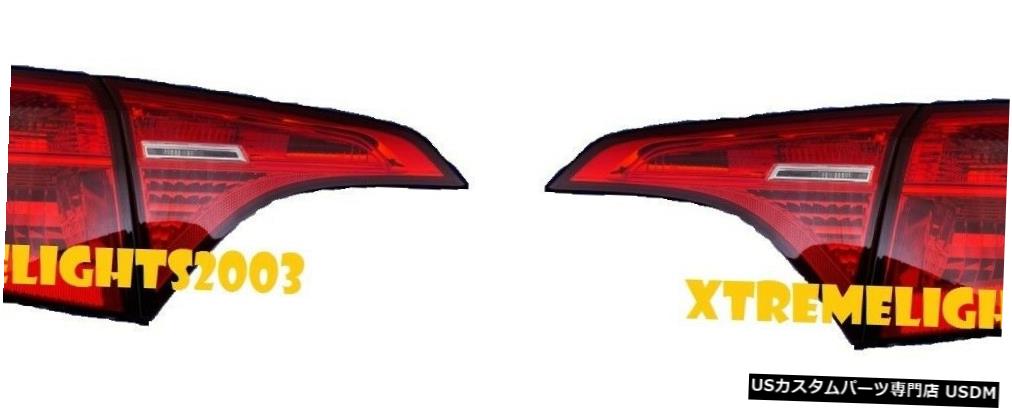 Tail light TOYOTA COROLLA 2017 2018インナーアウターLEDテールランプテールランプランプ4PCセット TOYOTA COROLLA 2017 2018 INNER OUTER LED TAIL LIGHTS TAILLIGHTS LAMP 4PC SET 【並行輸入品】