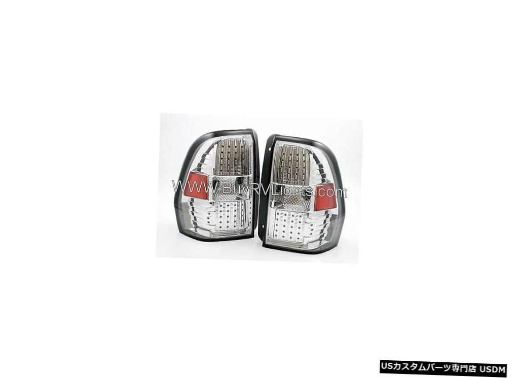 Tail light NEWMAR ESSEX 2007 2008 2009ペアクロームLEDテールランプテールランプリアRV NEWMAR ESSEX 2007 2008 2009 PAIR CHROME LED TAIL LAMPS TAILLIGHTS REAR RV 【並行輸入品】