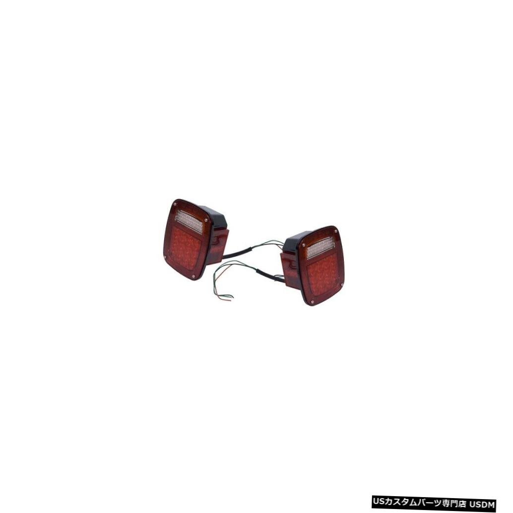 Tail light 頑丈なリッジ12403.85 76-06ジープCJ /ラングラー用テールライトキットLED Rugged Ridge 12403.85 Tail Light Kit LED For 76-06 Jeep CJ/Wrangler 【並行輸入品】