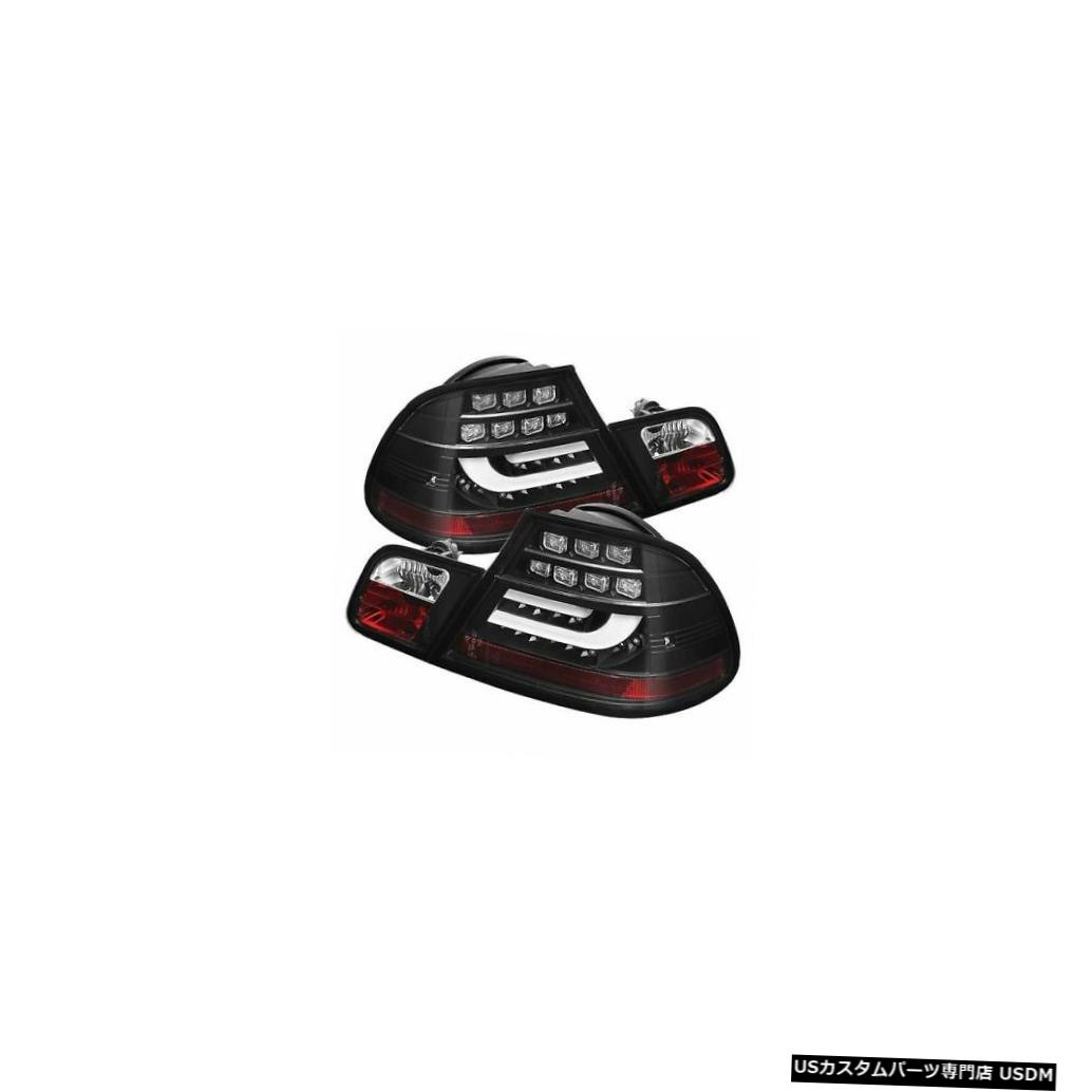 Tail light スパイダーオート5076564ライトバースタイルLEDテールライト-BMW E46 3シリーズ用ブラック Spyder Auto 5076564 Light Bar Style LED Tail Lights - Black For BMW E46 3-Series 【並行輸入品】