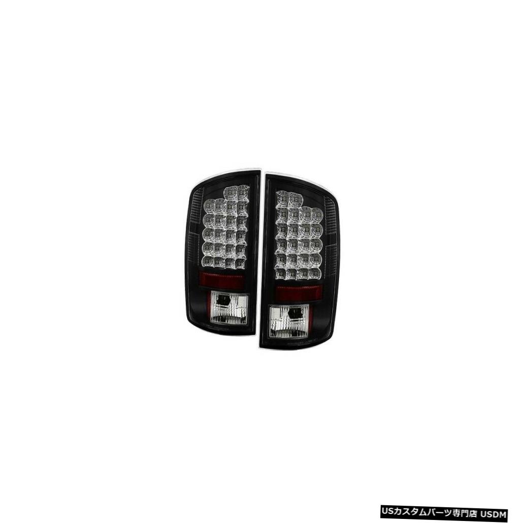 Tail light Spyder 5002556 LEDテールライト2003-2006ダッジラム3500 2個入りブラック Spyder 5002556 LED Tail Lights Black For 2003-2006 Dodge Ram 3500 2pc NEW 【並行輸入品】