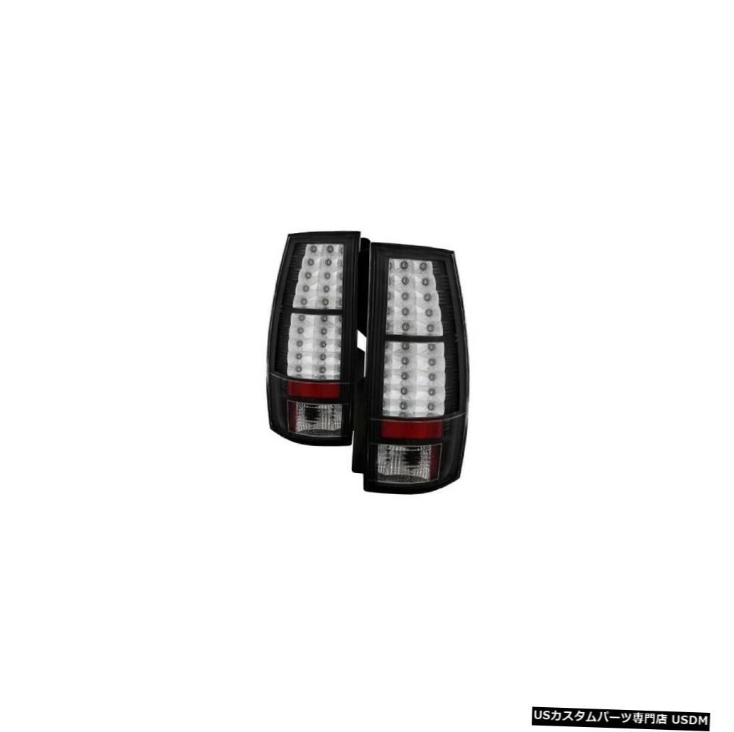 Tail light スパイダー5002136 LEDテールライト2007-2014 GMCユーコン2ピースブラック Spyder 5002136 LED Tail Lights Black For 2007-2014 GMC Yukon 2pc NEW 【並行輸入品】