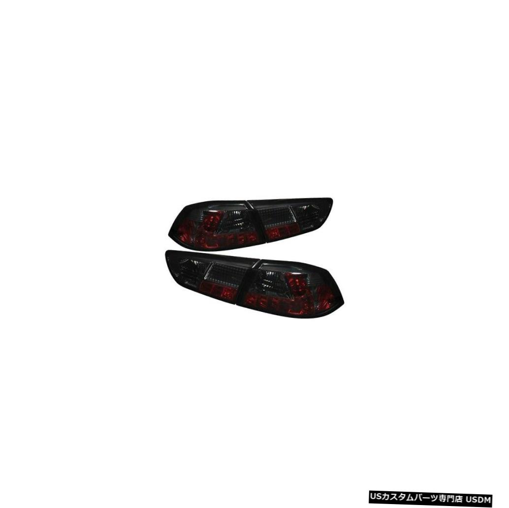 Tail light スパイダー5030399 LEDテールライトブラック2008-2014三菱ランサー2pc NEW Spyder 5030399 LED Tail Lights Black For 2008-2014 Mitsubishi Lancer 2pc NEW 【並行輸入品】