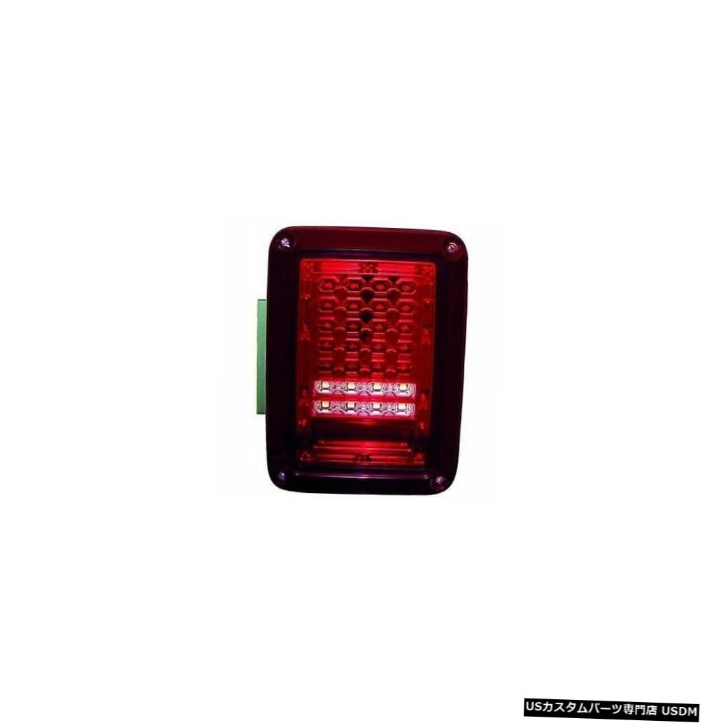 Tail light IPCW LEDT-420CRテールランプライトLEDルビーレッド（2個セット）07-15ラングラーに適合 IPCW LEDT-420CR Tail Lamps Lights LED Ruby Red (Set of 2) Fits 07-15 Wrangler 【並行輸入品】