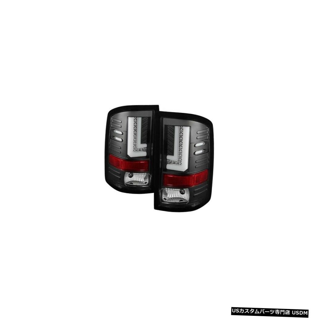 Tail light 2015-2016 GMCシエラ3500 HDのスパイダー5080660 LEDテールライトブラックNEW Spyder 5080660 LED Tail Lights Black For 2015-2016 GMC Sierra 3500 HD NEW 【並行輸入品】