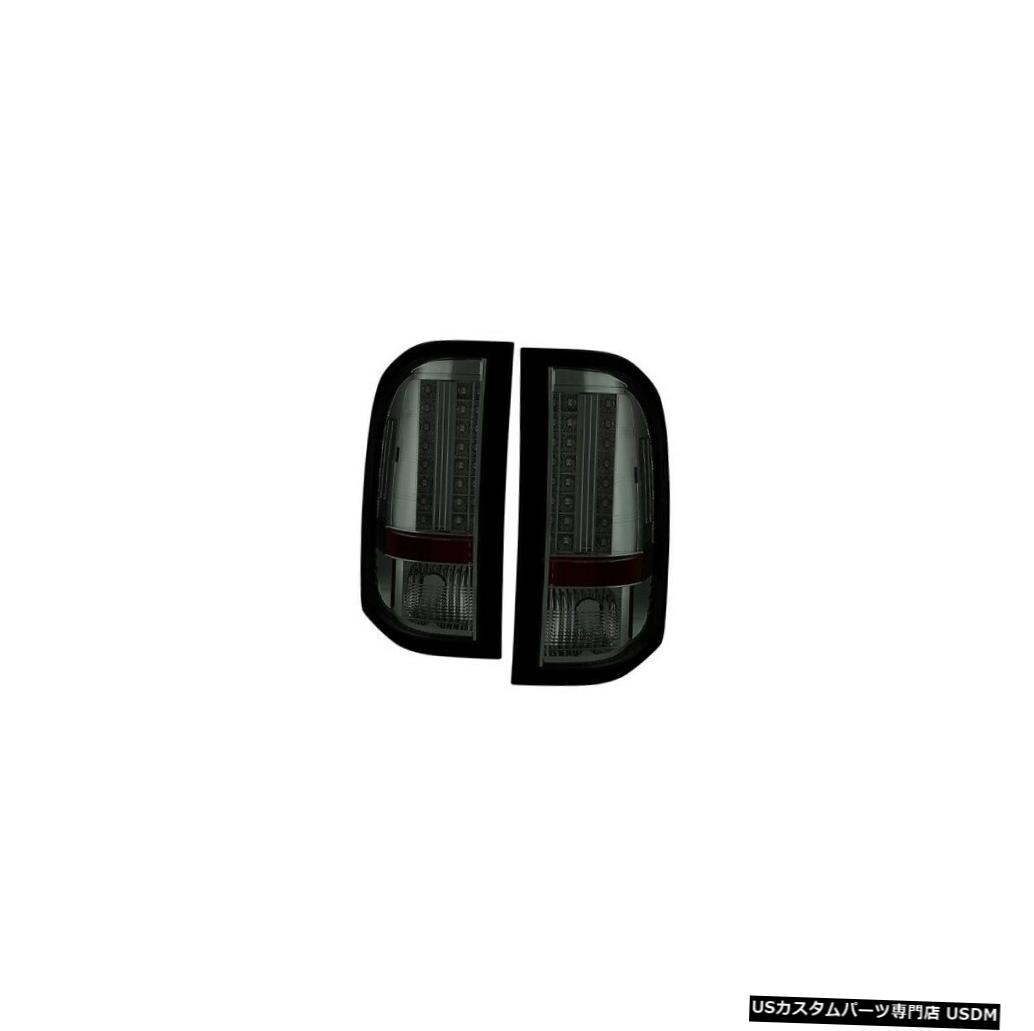 Tail light スパイダー5001818 LEDテールライト2007-2014 GMCシエラ3500 HD 2ピースブラック Spyder 5001818 LED Tail Lights Black For 2007-2014 GMC Sierra 3500 HD 2pc NEW 【並行輸入品】