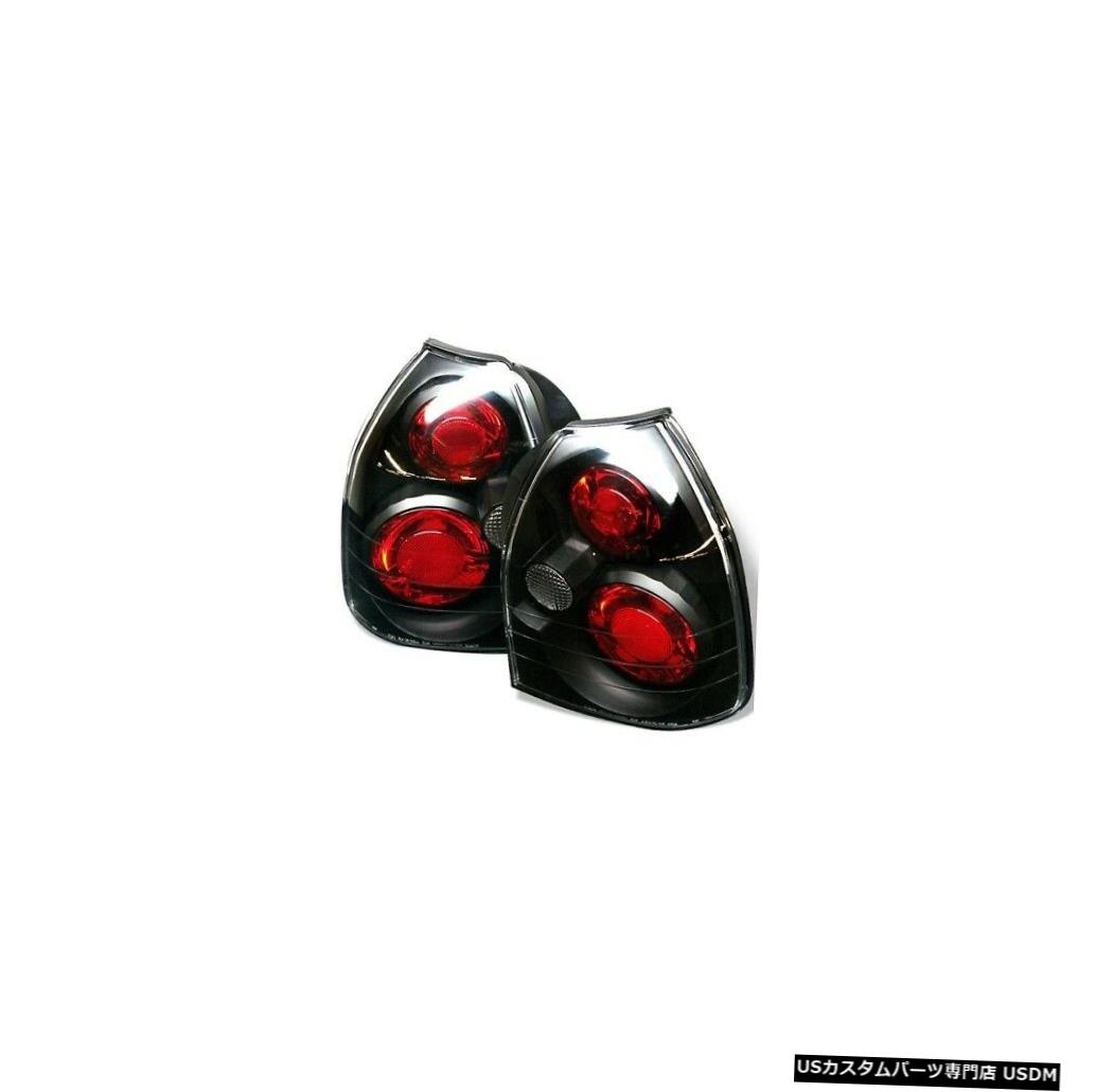 Tail light スパイダー5004895ユーロスタイルテールライトブラック1996-2000ホンダシビック2pc新しい Spyder 5004895 Euro Style Tail Lights Black For 1996-2000 Honda Civic 2pc NEW 【並行輸入品】