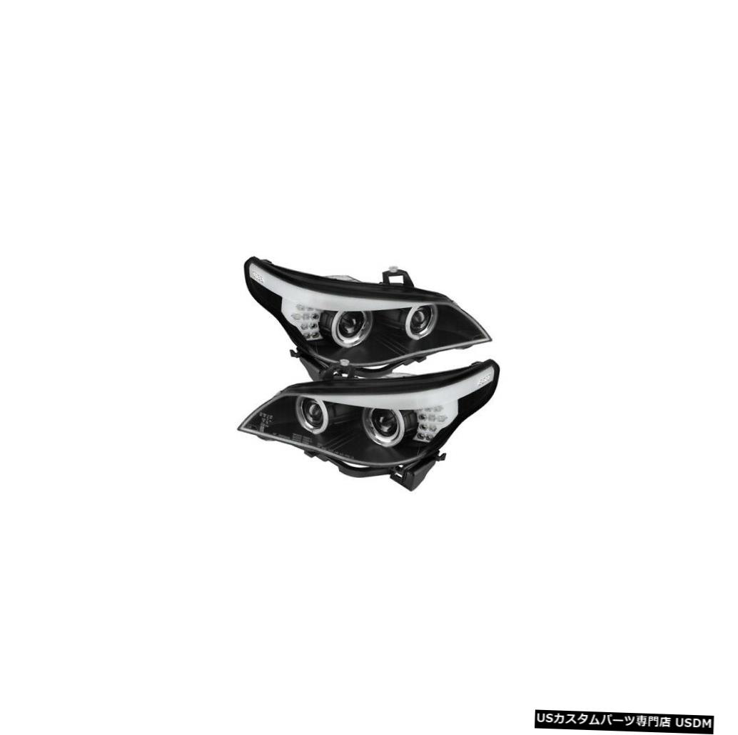 Tail light スパイダー5074041 CCFLハロープロジェクターヘッドライトブラック2006-2007 BMW M5の新しい Spyder 5074041 CCFL Halo Projector Headlights Black For 2006-2007 BMW M5 NEW 【並行輸入品】