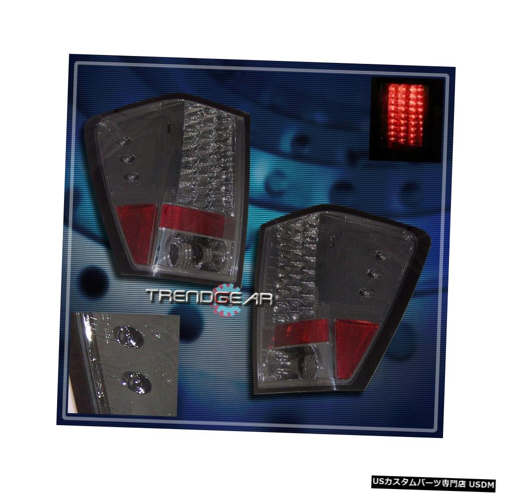 Tail light 07-10ジープグランドチェロキーSUV LEDテールブレーキライトリアランプスモークLH + RH FOR 07-10 JEEP GRAND CHEROKEE SUV LED TAIL BRAKE LIGHTS REAR LAMPS SMOKE LH+RH 【並行輸入品】