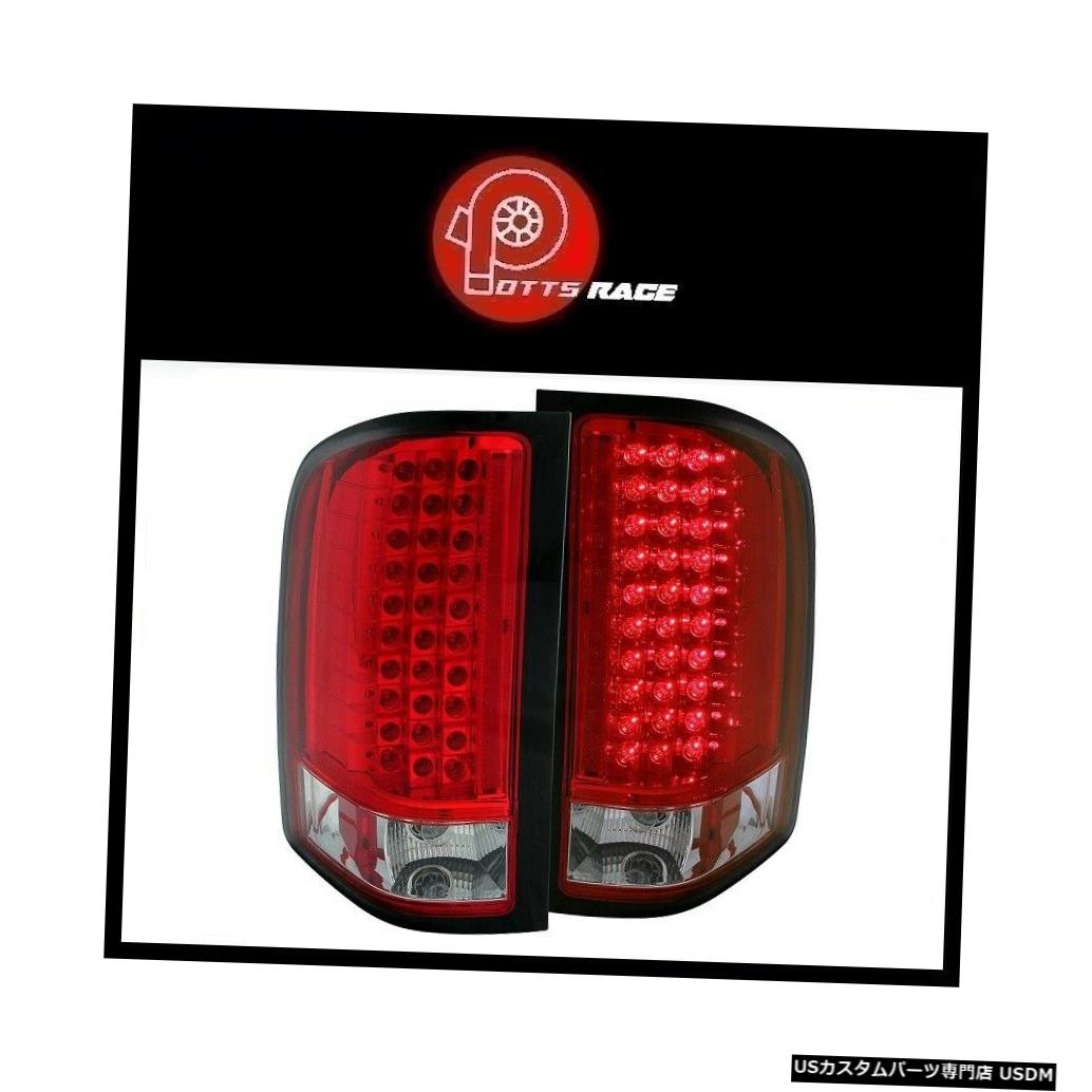 Tail light Anzo 311047-Chrome / Red LEDテールライトはChevy Silverado 2500 HD 2007-2014に適合 Anzo 311047 - Chrome/Red LED Tail Lights Fits Chevy Silverado 2500 HD 2007-2014 【並行輸入品】