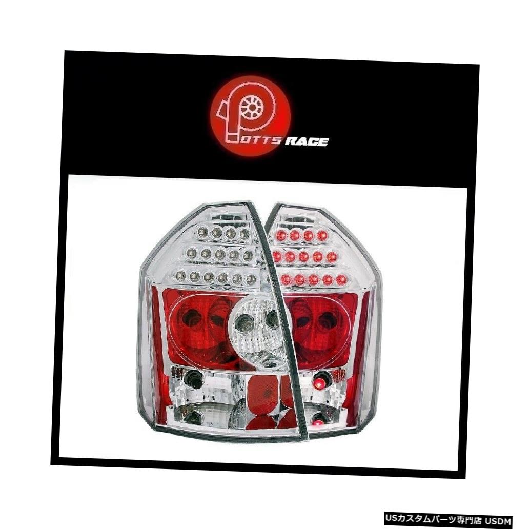 Tail light Anzo-Chrome / Red LEDテールライトはクライスラー300 2005-2007に適合 Anzo - Chrome/Red LED Tail Lights Fits Chrysler 300 2005-2007 【並行輸入品】