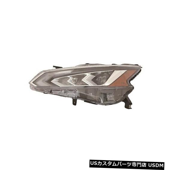 ヘッドライト フィットNISSAN ALTIMA 2019 2020 LEFT DRIVER LEDヘッドライトヘッドライトフロントランプ fit NISSAN ALTIMA 2019 2020 LEFT DRIVER LED HEADLIGHT HEAD LIGHT FRONT LAMP 【並行輸入品】