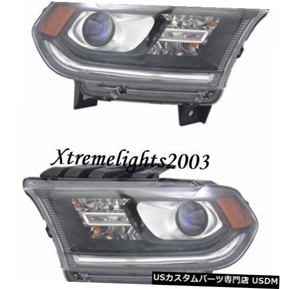ヘッドライト DODGE DURANGO 2014-2015ブラックヘッドライトヘッドランプライトLEDペアセットなし DODGE DURANGO 2014-2015 BLACK HEADLIGHTS HEAD LAMPS LIGHTS W/O LED PAIR SET 【並行輸入品】｜カスタムパーツ WORLD倉庫 107,932円
