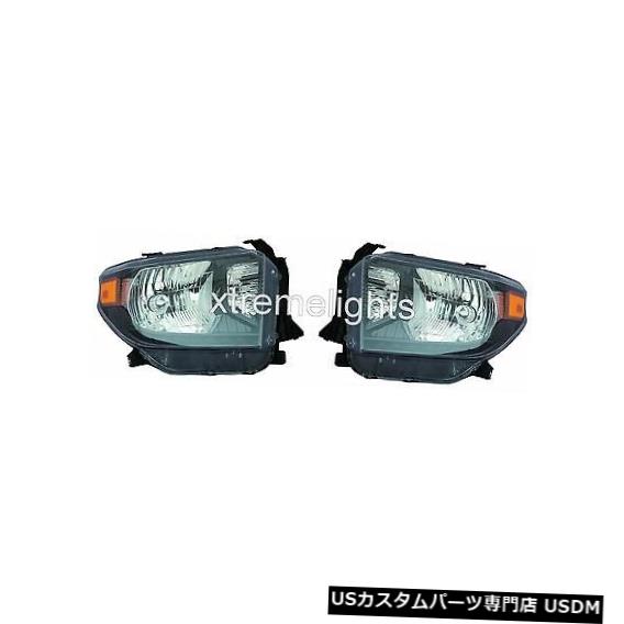 ヘッドライト TOYOTA TUNDRA 2014 2015 2016 2017 HEADLIGHTS HEAD LAMPS SET- TRD PROモデル TOYOTA TUNDRA 2014 2015 2016 2017 HEADLIGHTS HEAD LAMPS SET- TRD PRO MODEL 【並行輸入品】