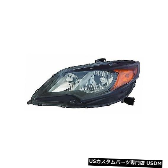 ヘッドライト ホンダシビッククーペ2DR 2014-2015に適合左ドライバーヘッドライトヘッドランプフロントランプ fits HONDA CIVIC COUPE 2DR 2014-2015 LEFT DRIVER HEADLIGHT HEAD LAMP FRONT LAMP 【並行輸入品】