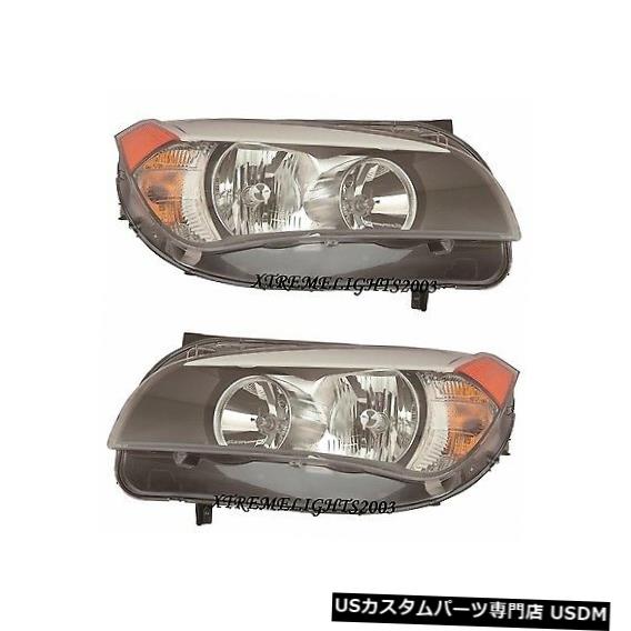 ヘッドライト BMW X1 X-1 2012ハロゲンヘッドライトヘッドライトフロントランプ左右ペア BMW X1 X-1 2012 HALOGEN HEADLIGHTS HEAD LIGHTS FRONT LAMPS LEFT RIGHT PAIR 【並行輸入品】