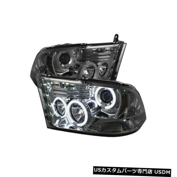 ヘッドライト スパイダー5041975 CCFL LEDプロジェクターヘッドライトブラック11-16ラム3500 2個用NEW Spyder 5041975 CCFL LED Projector Headlights Black For 11-16 Ram 3500 2pc NEW 【並行輸入品】