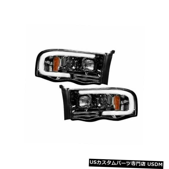 ヘッドライト Recon 264191BKC 2002-05 Dodge Ram 1500用スモークブラックプロジェクターヘッドライトキット Recon 264191BKC Smoked Black Projector Headlights Kit for 2002-05 Dodge Ram 1500 【並行輸入品】｜カスタムパーツ WORLD倉庫