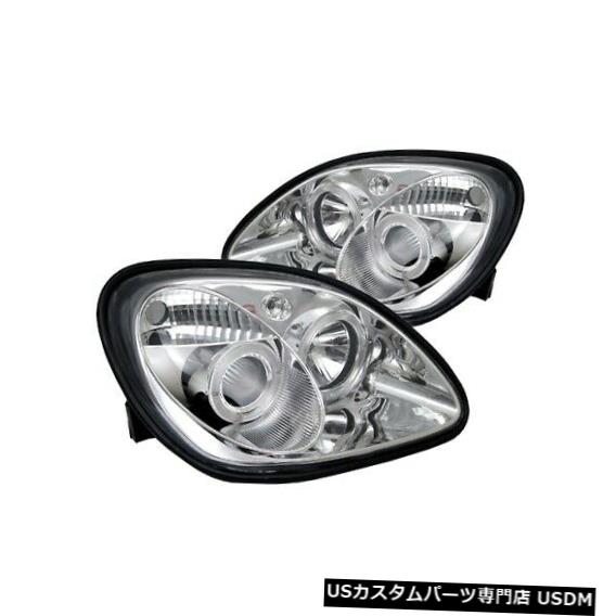 ヘッドライト スパイダー5011206ハロープロジェクターヘッドライトブラック02-04 MB SLK32 AMG 2個用NEW Spyder 5011206 Halo Projector Headlight Black For 02-04 MB SLK32 AMG 2pc NEW 【並行輸入品】