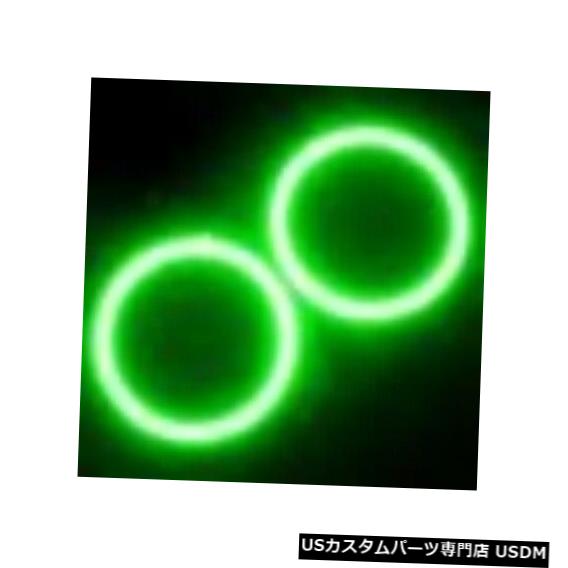 ヘッドライト Oracle Lights 1145-004 LEDフォグライトハローキット03-05レンジローバー用グリーンNEW Oracle Lights 1145-004 LED Fog Light Halo Kit Green For 03-05 Range Rover NEW 【並行輸入品】
