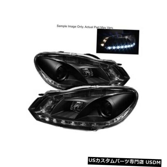 ヘッドライト Spyder 5012111 10-13フォルクスワーゲンゴルフ/ GTIのハロゲンプロジェクターヘッドライト Spyder 5012111 Halogen Projector Headlights For 10-13 Volkswagen Golf / GTI 【並行輸入品】