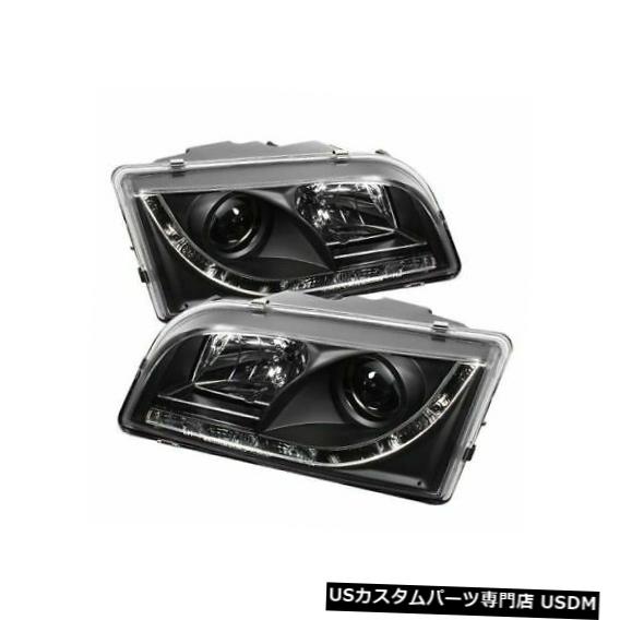 ヘッドライト Spyder Auto 5030351 DRLプロジェクターヘッドライト-黒高H1-低H1（付属） Spyder Auto 5030351 DRL Projector Headlights - Black High H1 - Low H1 (Included) 【並行輸入品】