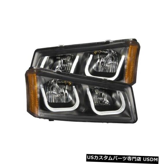 ヘッドライト Anzo 111312 07シルバラード3500クラシック用Uバー付きプロジェクターヘッドライトセットNEW Anzo 111312 Projector Headlight Set w/U-Bar For 07 Silverado 3500 Classic NEW 【並行輸入品】