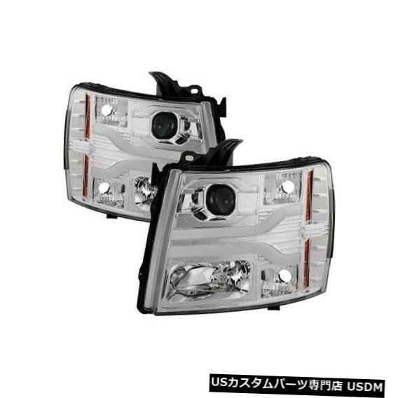 ヘッドライト スパイダー5083616 DRL LEDプロジェクターヘッドライトブロック07-14 Silverado 3500 HD NEW Spyder 5083616 DRL LED Projector Headlight Blk For 07-14 Silverado 3500 HD NEW 【並行輸入品】