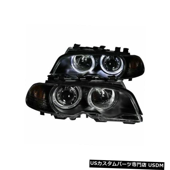 ヘッドライト Anzo 121269プロジェクターヘッドライトw /ハロクリアレンズブラックハウジングw /コーナーライト Anzo 121269 Projector Headlight w/Halo Clear Lens Black Housing w/Corner Lights 【並行輸入品】