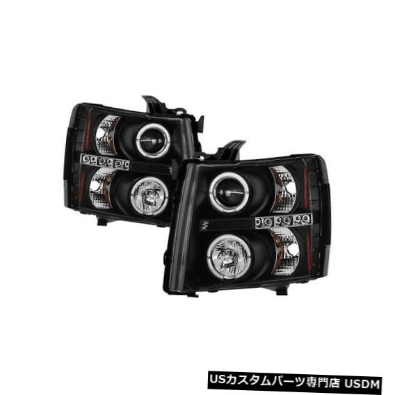 ヘッドライト Spyder 5009494 Halo LEDプロジェクターヘッドライトブロック07-14 Silverado 3500 HD NEW Spyder 5009494 Halo LED Projector Headlight Blk For 07-14 Silverado 3500 HD NEW 【並行輸入品】