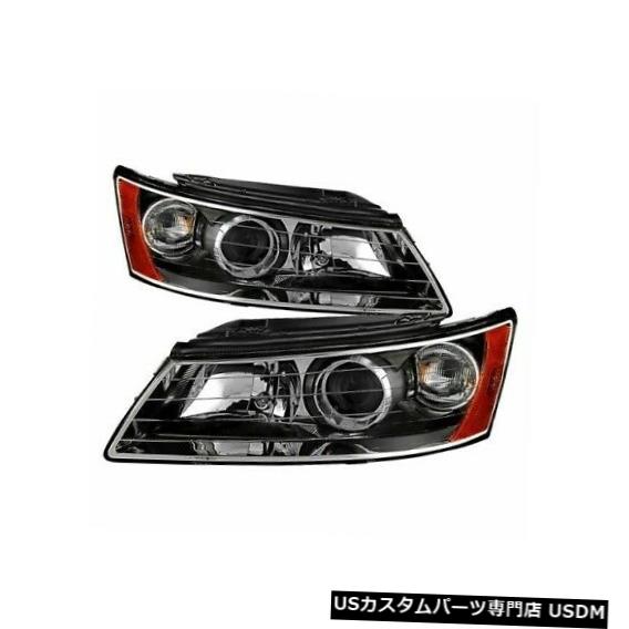 ヘッドライト Spyder 9029677 ORG.MFRスタイルヘッドライトブラック06-08現代ソナタ用NEW Spyder 9029677 ORG.MFR Style Headlights Black For 06-08 Hyundai Sonata NEW 【並行輸入品】