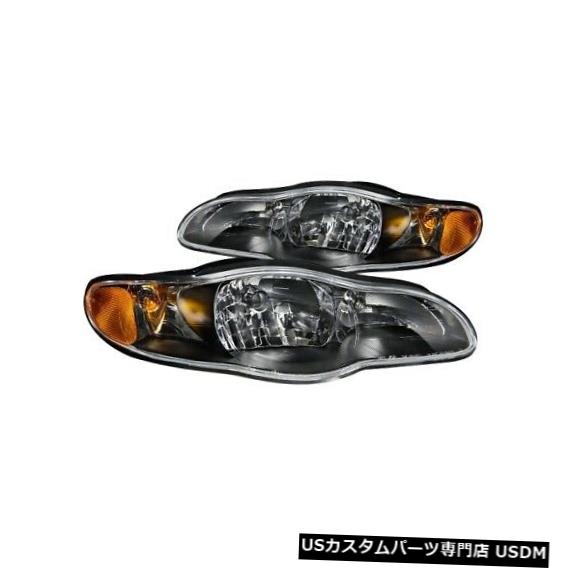 ヘッドライト Anzo 121165クリスタルヘッドライトセット2個（00-05シェビーモンテカルロ用）NEW Anzo 121165 Crystal Headlight Set 2pc For 00-05 Chevy Monte Carlo NEW 【並行輸入品】