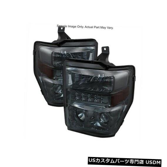 ヘッドライト xTune 5076281 08-10フォードF250 / F350 / F450のHalo LEDプロジェクターヘッドライト xTune 5076281 Halo LED Projector HeadLights For 08-10 Ford F250/F350/F450 【並行輸入品】