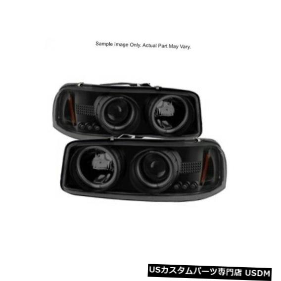 ヘッドライト Spyder 5078704 CCFL Halo LEDプロジェクターヘッドライト、99-06 GMCシエラ用 Spyder 5078704 CCFL Halo LED Projector Headlights For 99-06 GMC Sierra 【並行輸入品】