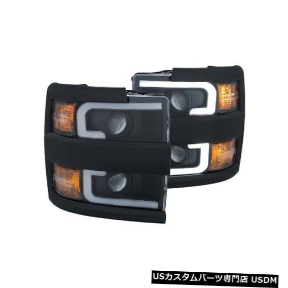 ヘッドライト Anzo 111363プロジェクターヘッドライトセット（15-19シェビーシルバラード3500 HD用）NEW Anzo 111363 Projector Headlight Set For 15-19 Chevy Silverado 3500 HD NEW 【並行輸入品】
