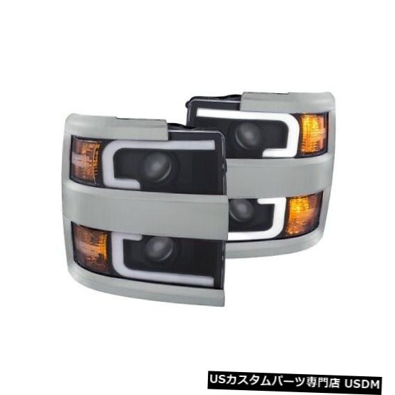 ヘッドライト Anzo 111359 15-19シェビーシルバラード3500 HD用プロジェクターヘッドライトセットNEW Anzo 111359 Projector Headlight Set For 15-19 Chevy Silverado 3500 HD NEW 【並行輸入品】