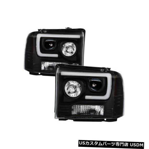 ヘッドライト スパイダー5084507プロジェクターヘッドライトブラック05-07フォードF-250スーパーデューティNEW Spyder 5084507 Projector Headlights Black For 05-07 Ford F-250 Super Duty NEW 【並行輸入品】