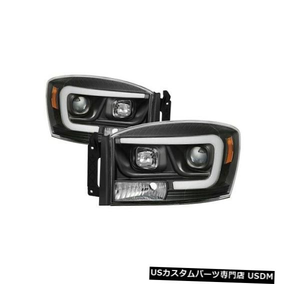 ヘッドライト Spyder 5085306 2006-2009 Dodge Ram 3500 NEWプロジェクターヘッドライトブラック Spyder 5085306 Projector Headlights Black For 2006-2009 Dodge Ram 3500 NEW 【並行輸入品】