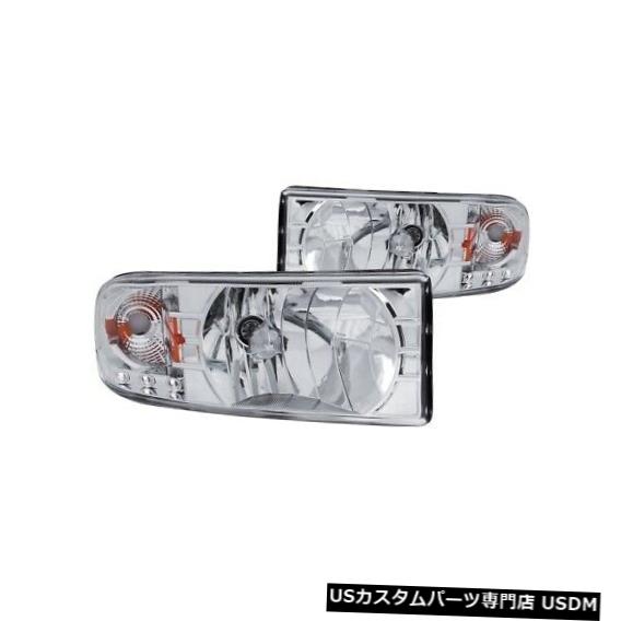 ヘッドライト Anzo 111206 Crystal Headlight Set Clear Lens for 94-02 Dodge Ram 3500 NEW Anzo 111206 Crystal Headlight Set Clear Lens For 94-02 Dodge Ram 3500 NEW 【並行輸入品】