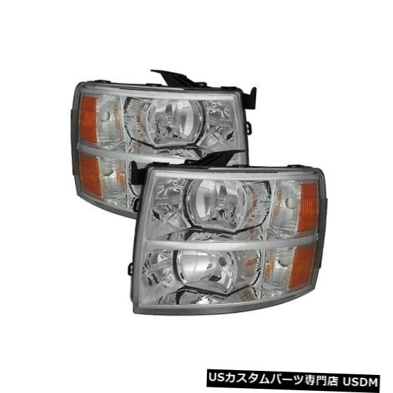 ヘッドライト XTune 5076984 2007-2014 Chevy Silverado 3500 HD用クリスタルヘッドライトブラックNEW XTune 5076984 Crystal Headlights Black For 2007-2014 Chevy Silverado 3500 HD NEW 【並行輸入品】